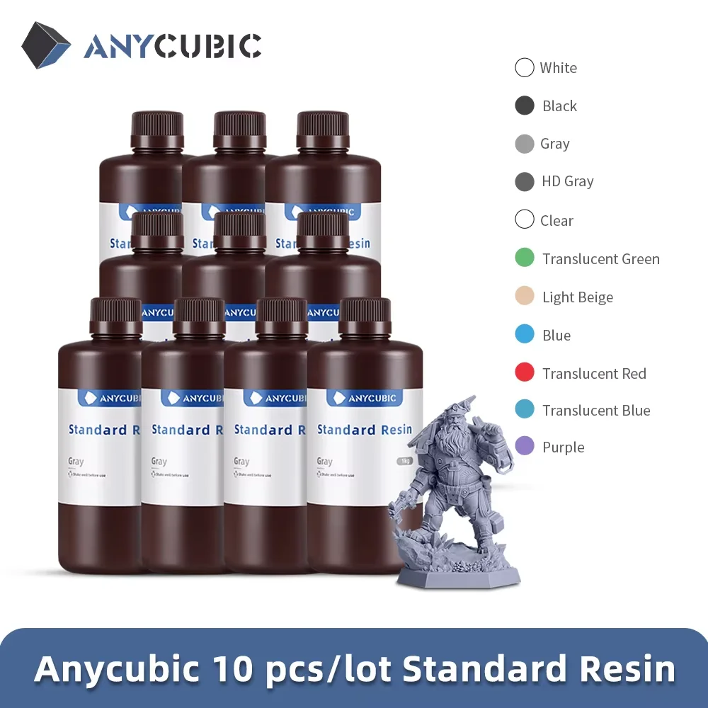 Anycubic 10kg 405nm Standard Resin for 3D printing