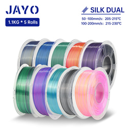 JAYO Silk PLA Filament 10-Roll Set Review: Premium Dual Color 3D Printing at Unbeatable Value (2024)