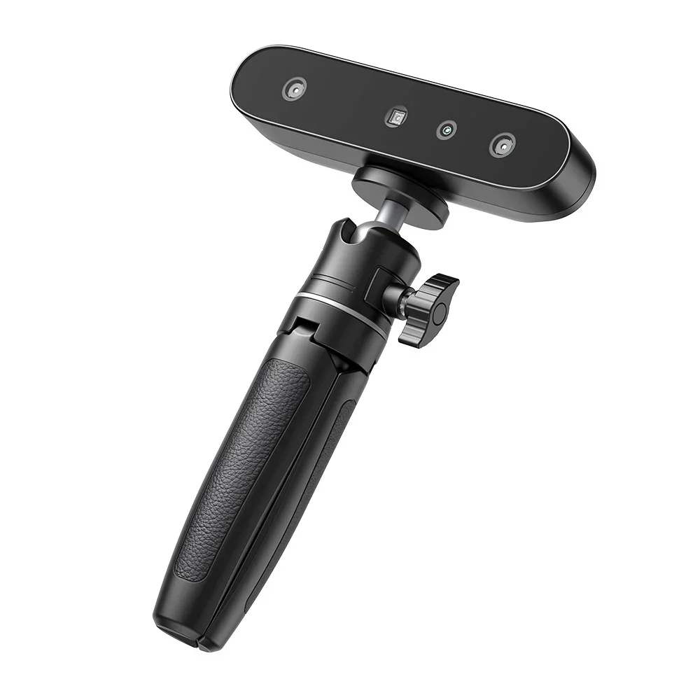 CR-Scan Ferret SE scanning black metal object without spray