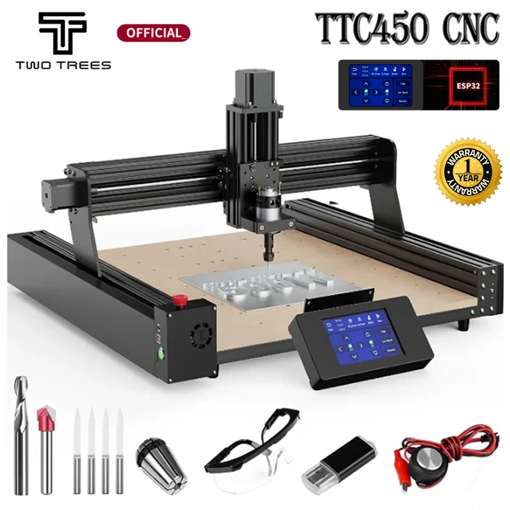 Two Trees TTC450 CNC Router complete setup