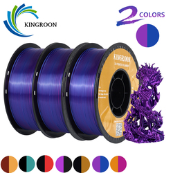 KINGROON Dual-color Silk PLA Filament Review 2025 - Premium Coextrusion 3D Printing