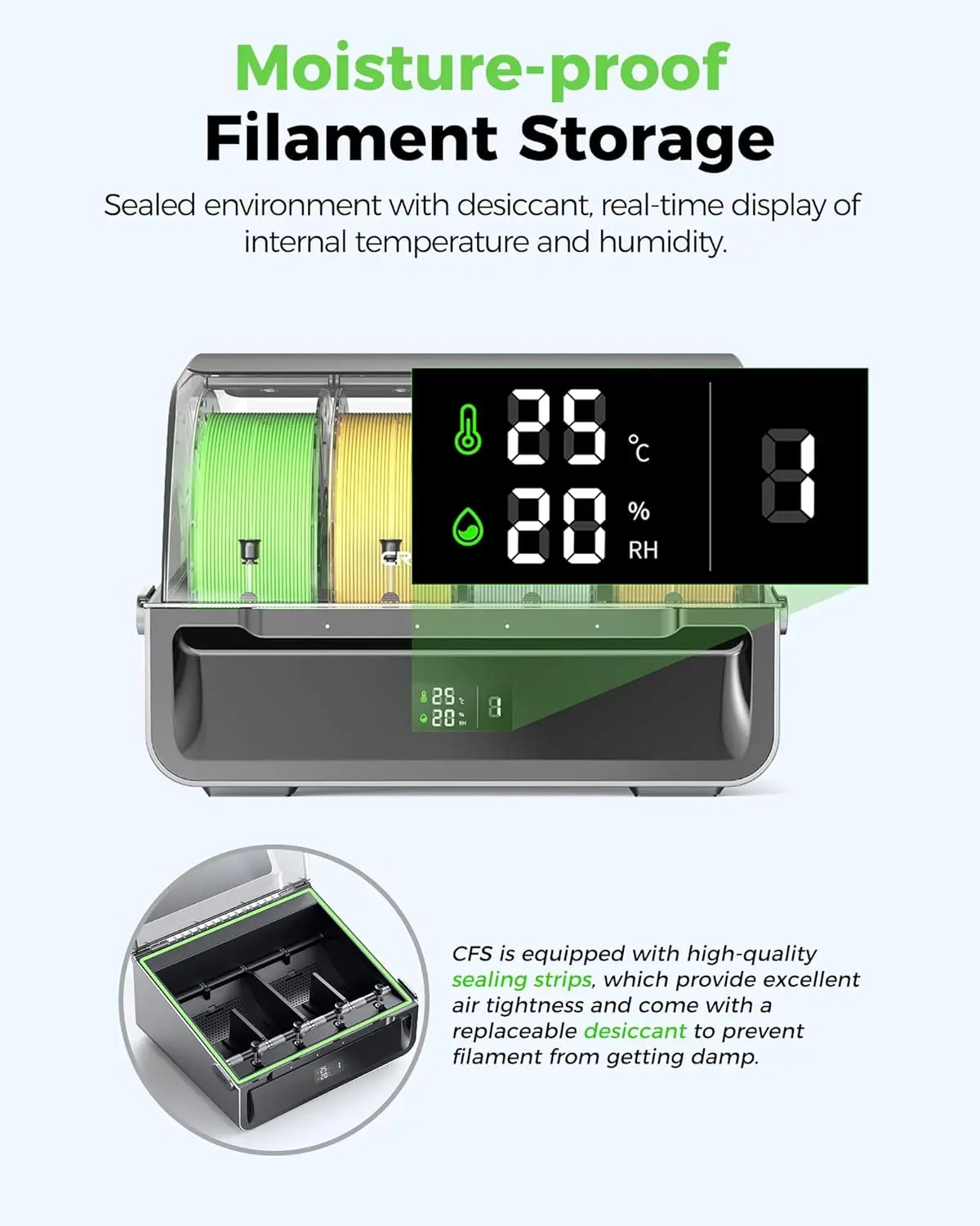 Creality CFS multiple filament spools installation