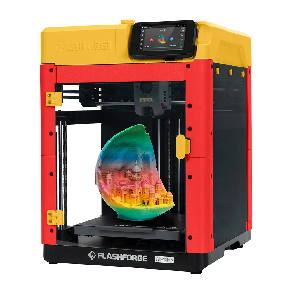 Close-up of Adventurer 5M printing nozzle and extruder
