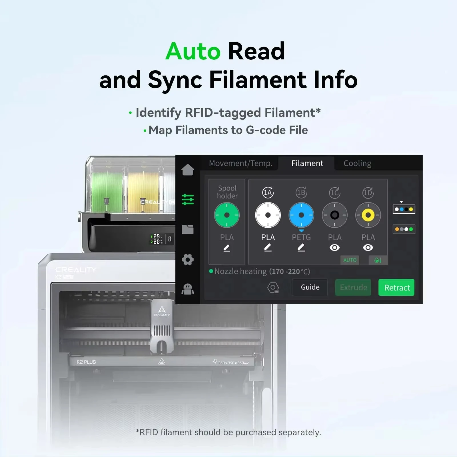 Creality CFS internal mechanism and RFID technology