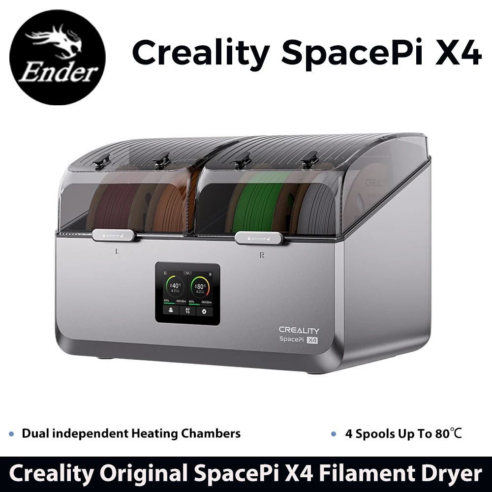 Creality SpacePi X4 filament dryer front view