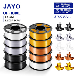 JAYO 10 Rolls SILK PLA+ 3D Filament Review 2025: Ultimate Rainbow Printing Value
