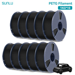SUNLU PLA PETG PLA Plus 3D Printing Filament Review 2025 - 10 Rolls Premium Bundle