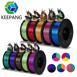 Tri-Color Dual-Color Silk Rainbow PLA Filament Review 2025: Premium Quality for Vibrant 3D Prints