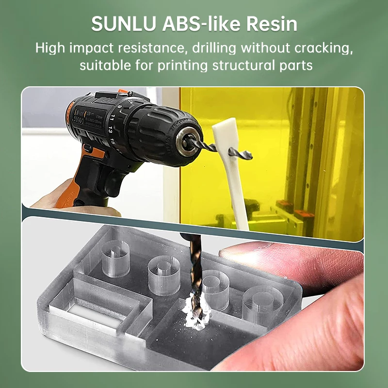 SUNLU resin printing examples and results