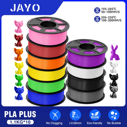 JAYO PLA Plus 3D Printer Filament 2025 Bundle Review: 10-Rolls Set Ultimate Guide
