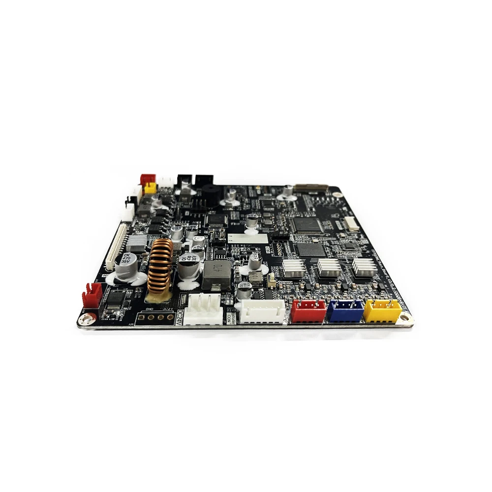 Close-up of Flashforge motherboard components and connectors