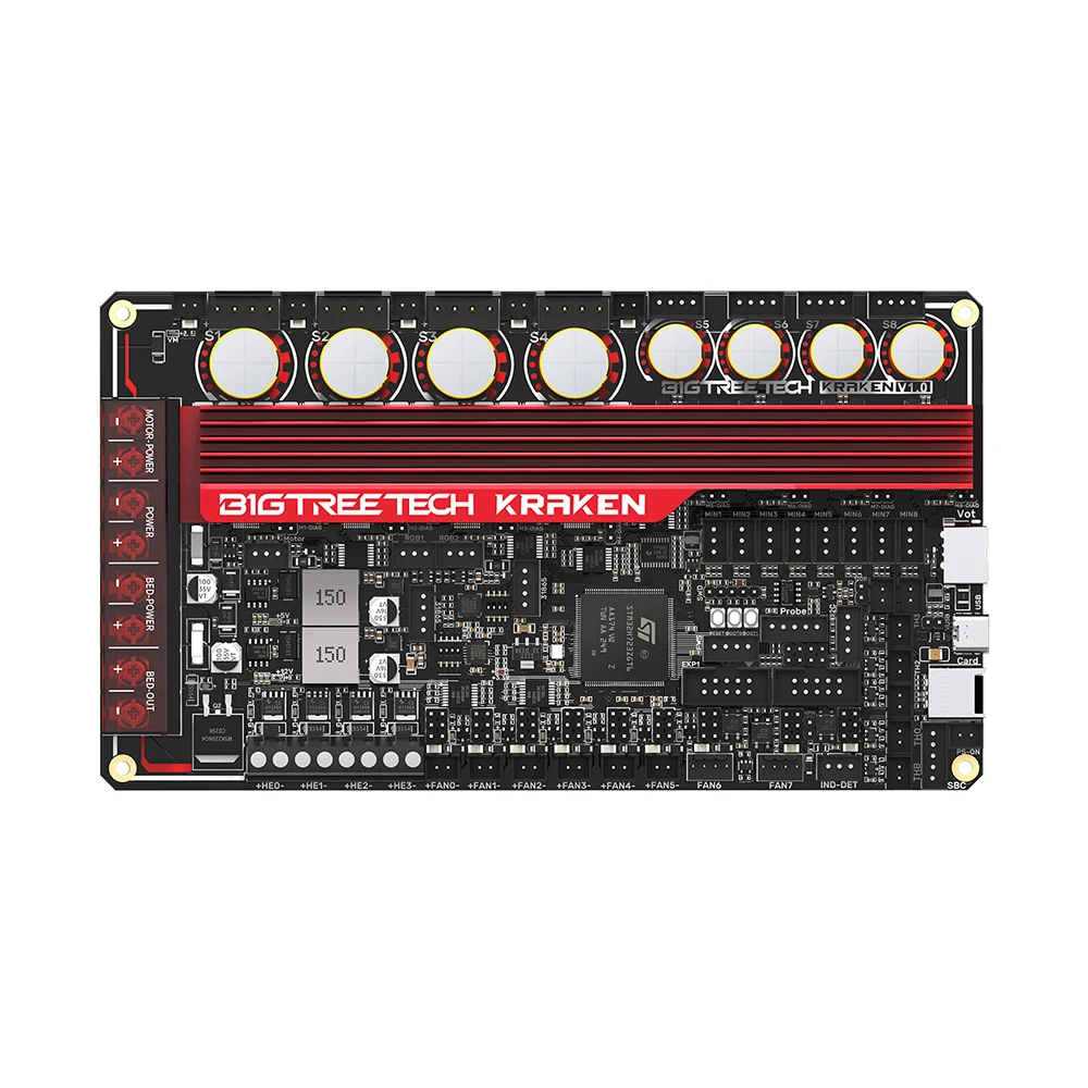 BIGTREETECH Kraken V1.1 Motherboard front view