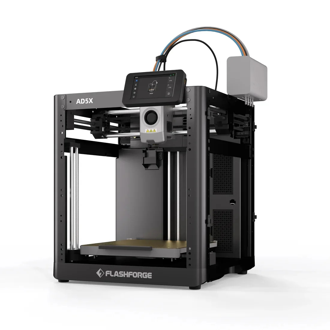 Flashforge AD5X printing multi-color models with precision