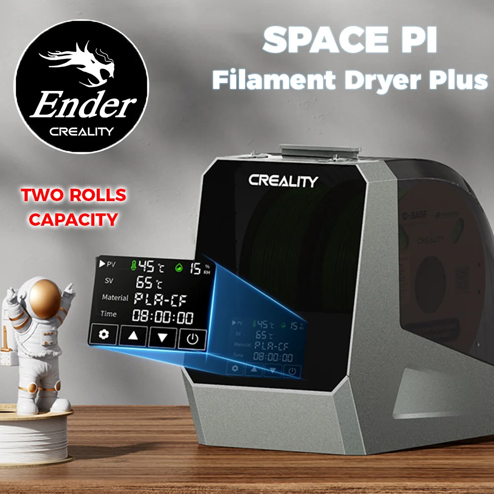 Creality Space Pi Filament Dryer Plus professional dual-roll filament dryer
