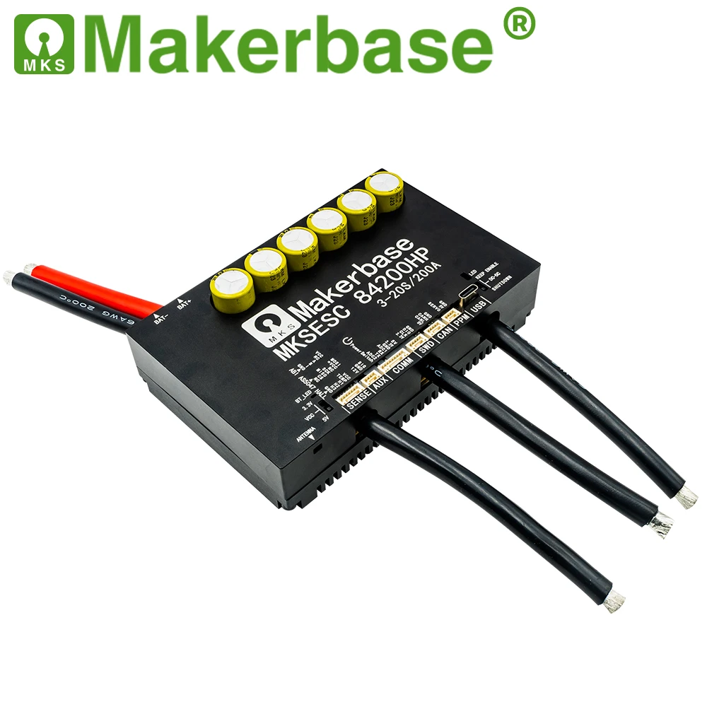 Makerbase VESC internal components and thermal management