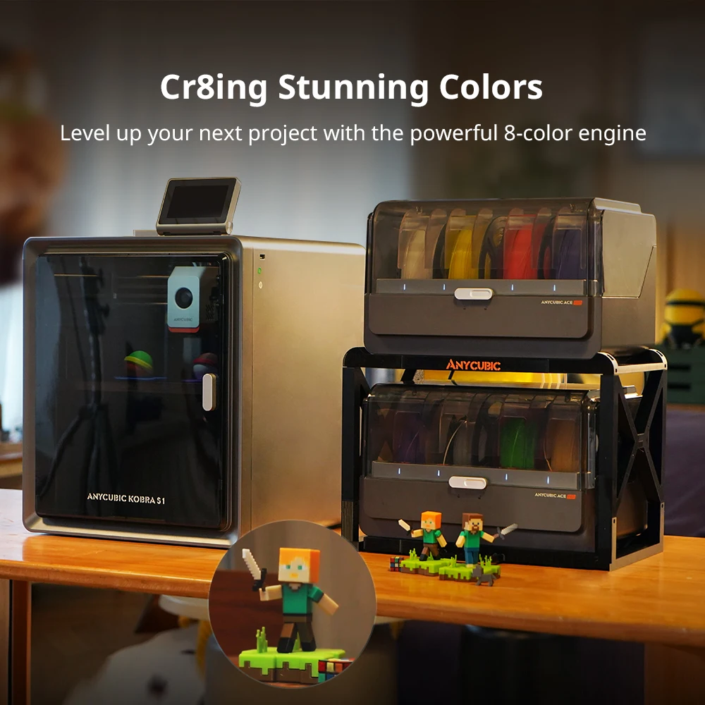 Anycubic Kobra S1 professional 3D printing applications