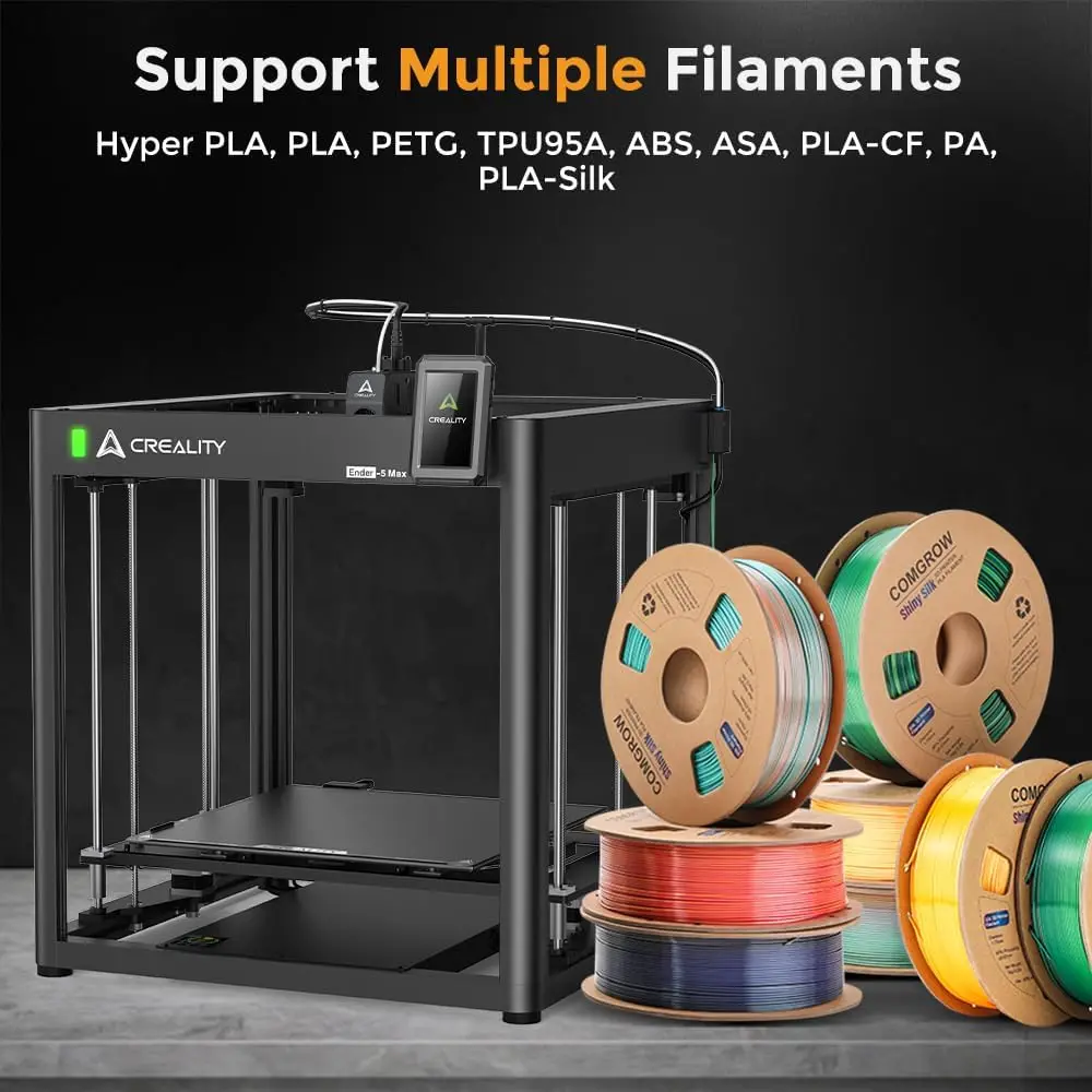 Dual Z-axis motors and reinforced frame structure of Ender 5 Max